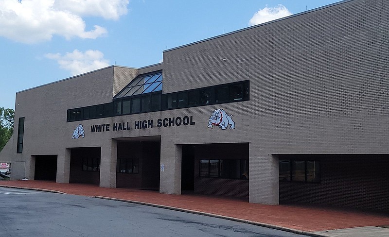 White Hall High School is pictured Tuesday, Aug. 24, 2021. (Pine Bluff Commercial/I.C. Murrell)