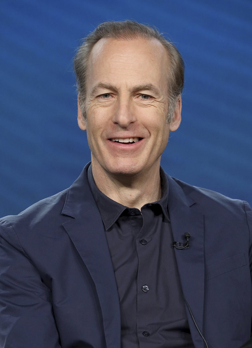 Bob Odenkirk speaks at the AMC's "Better Call Saul" panel during the AMC Networks TCA 2020 Winter Press Tour at the Langham Huntington on Thursday, Jan. 16, 2020, in Pasadena, Calif. (Photo by Willy Sanjuan/Invision/AP)