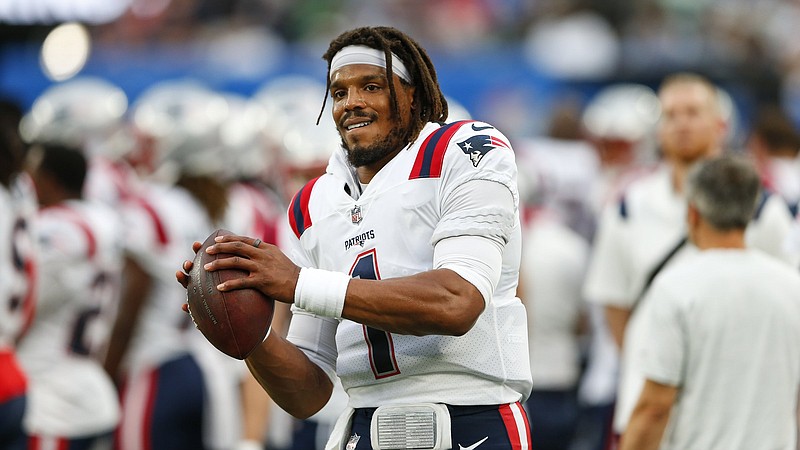 Former New England Patriots quarterback Cam Newton said on social media Friday that he believes his mishap with the team related to covid-19 testing contributed to his being released.
(AP/Noah K. Murray)