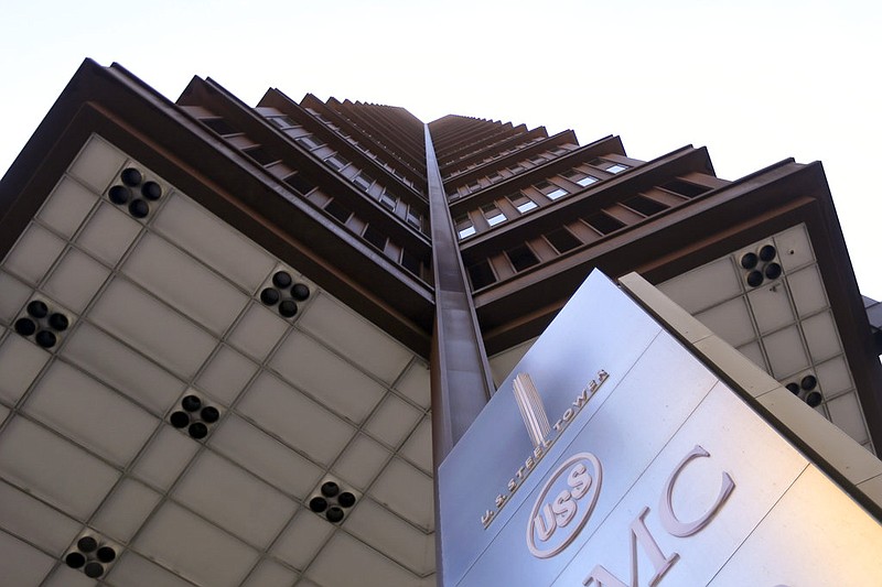 The U.S. Steel Tower, the headquarters of United States Steel Corp., is shown in downtown Pittsburgh in this April 24, 2017, file photo. (AP/Keith Srakocic)