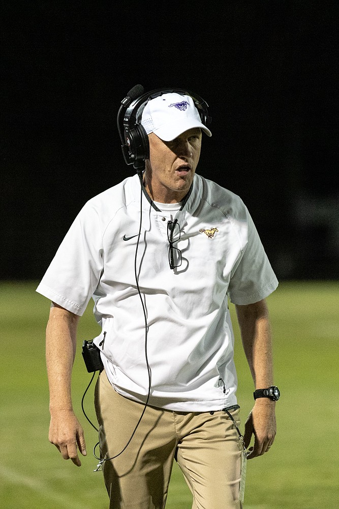 High School Football Mayflower at Central Arkansas Christian The