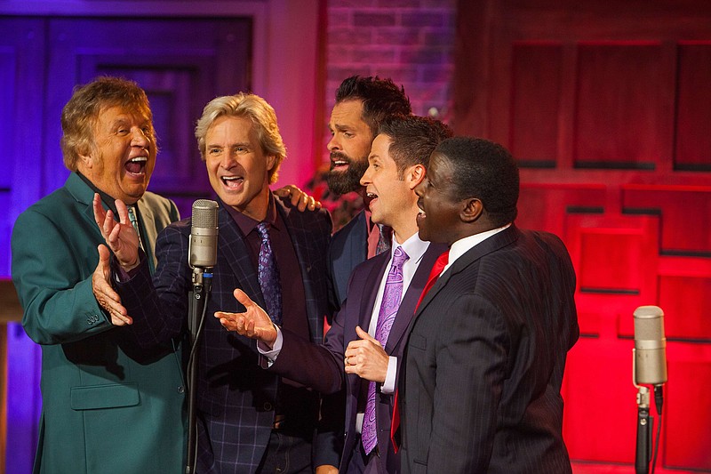 Bill Gaither (left) and the Gaither Vocal Band and other singers will be performing at Immanuel Baptist Church in Little Rock on Oct. 2.
(Special to the Democrat-Gazette)