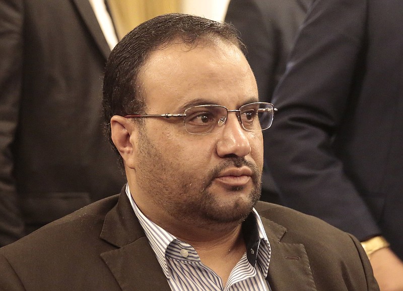 In this Aug. 6, 2016 file photo shows Saleh al-Samad, Head the political council of Houthis movement in Sanaa, Yemen. 
(AP Photo/Hani Mohammed, File)