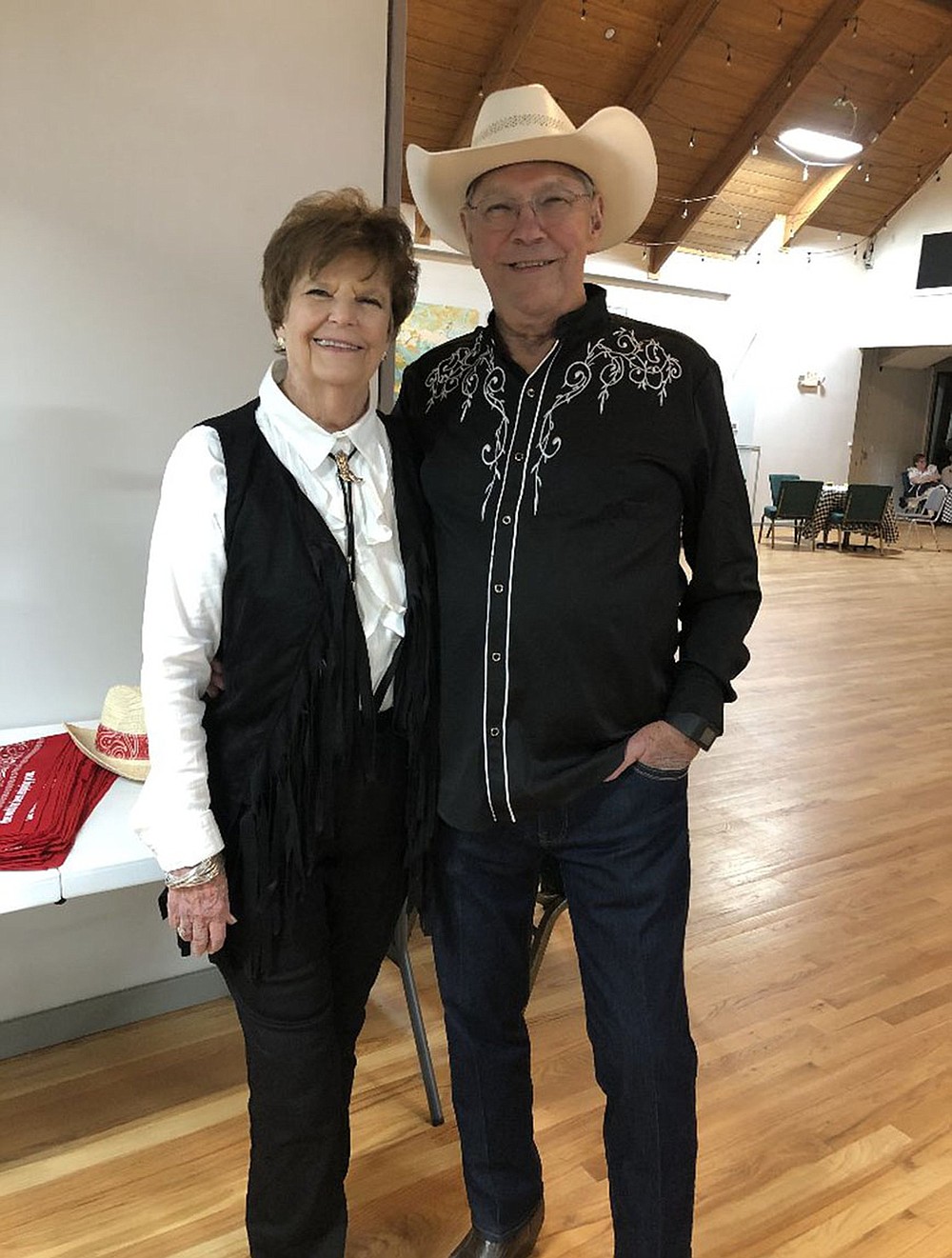 Cissy and Bob Skarda have enjoyed each other’s company throughout their 58-year marriage. They celebrated Cissy’s birthday a few years back with a hoedown. Bob knew Cissy was the one for him right after they met in 1962. “She was so comfortable. We felt very comfortable together,” he says.
(Special to the Democrat-Gazette)