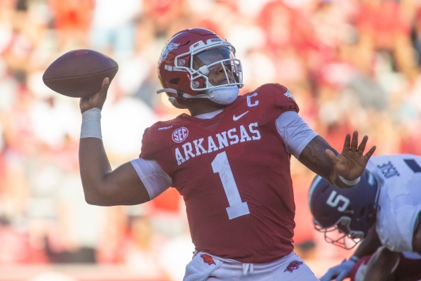 Arkansas QB KJ Jefferson and WR Treylon Burks probable vs Georgia