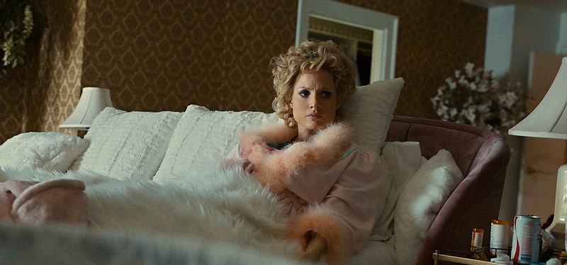 Love is love: Jessica Chastain portrays the televangelist Tammy Faye Bakker in Michael Showalter’s “The Eyes of Tammy Faye,” which is based partially on the 2000 documentary of the same title.