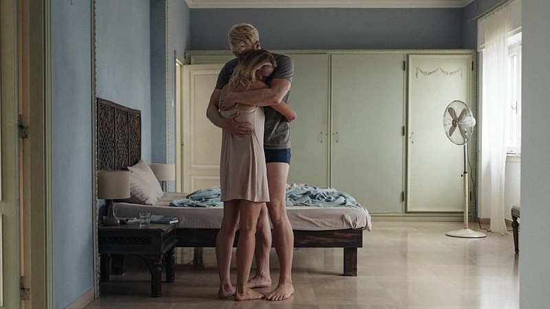 Polish couple Adam (Dobromir Dymecki) and Anna (Agnieszka Zulewska) rent a house on a sunny Italian island, then notice the swimming pool is empty. That’s where their troubles begin in Agnieszka Woszczynska’s “Silent Land.”