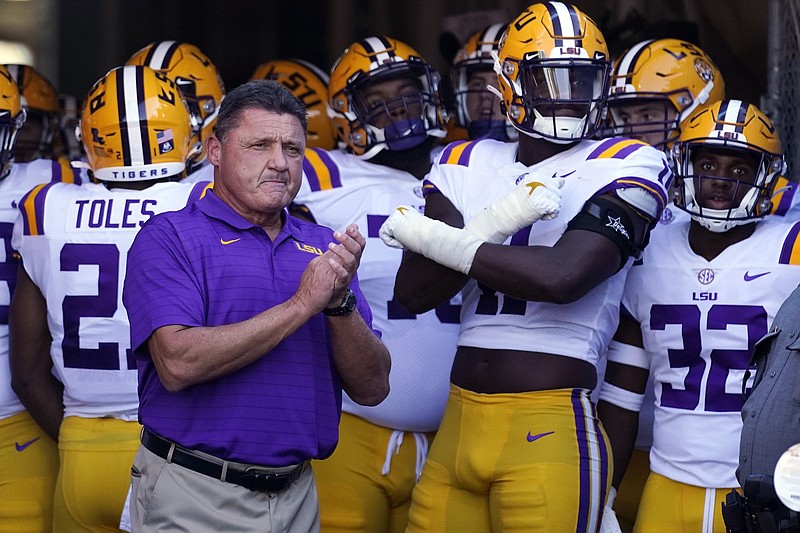 LSU head coach Ed Orgeron out at end of 2021 college football season