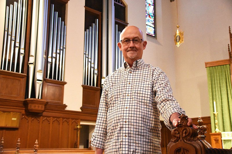 Christ Episcopal Church in downtown Little Rock has offered a simple Compline service for 15 years. With the help of Christ Church choirmaster Steve Bullock, it has evolved into a contemplative service the public can attend or watch online each Sunday beginning at 6:55 p.m.
(Arkansas Democrat-Gazette/Staci Vandagriff)