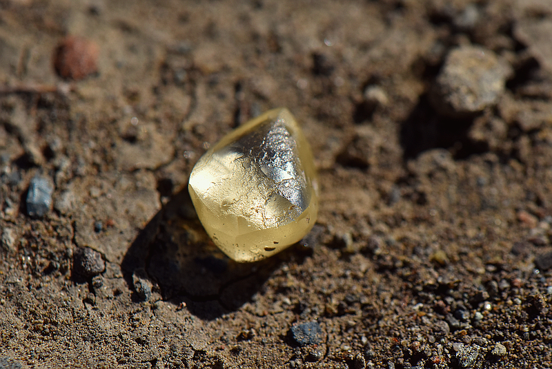 A 4.38-carat diamond was found Sept. 23 by a California woman at Crater of Diamonds State Park, according to Arkansas State Parks. (Courtesy of Arkansas Department of Parks, Heritage & Tourism)