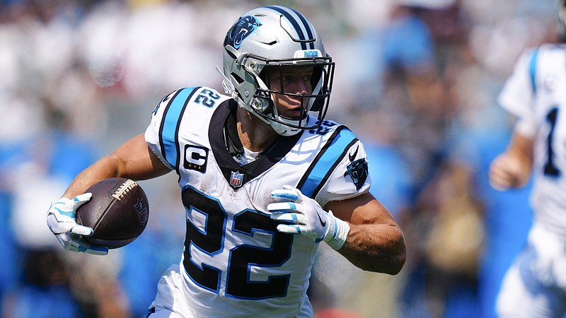 Panthers RB Christian McCaffrey strained hamstring vs. Texans