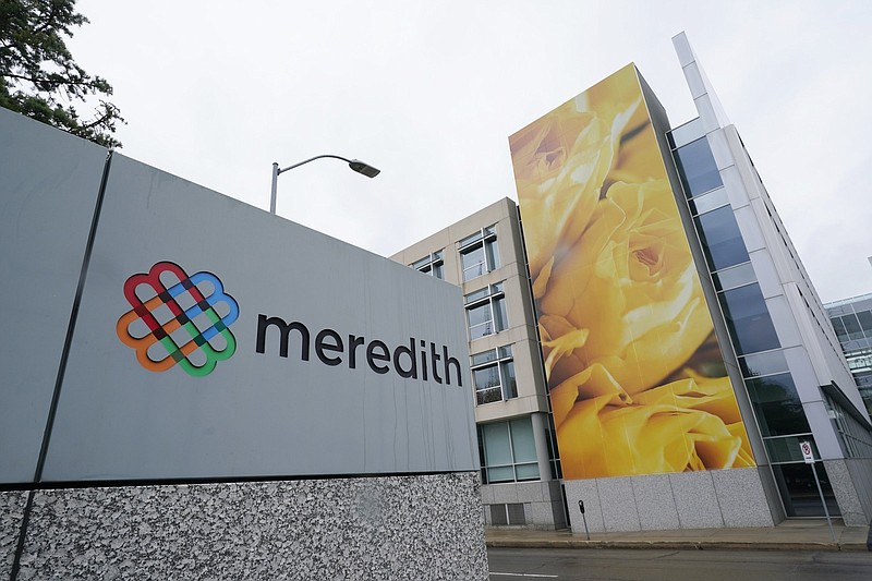 This file photo shows the headquarters of Meredith Corp. in Des Moines, Iowa.
(AP)