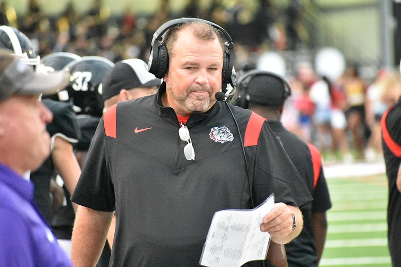 Bobby Bolding’s White Hall defense has not allowed teams to score a point on them at Bulldog Stadium this season. 
(Pine Bluff Commercial/I.C. Murrell)