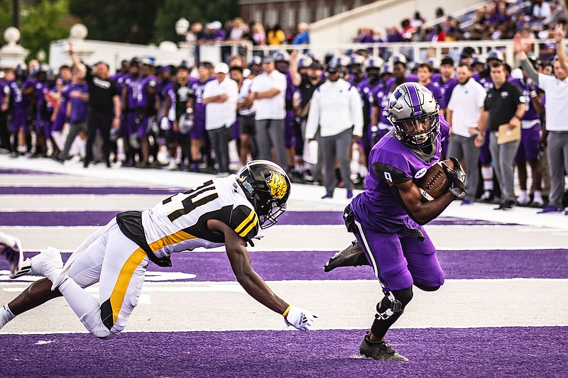 Central Arkansas junior receiver Christian Richmond is making an impact for the Bears a year after sustaining leg injuries that required surgery. Richmond, the leading kick returner, is third on the team in touchdowns with five and in receiving yards with 186.
(Photo courtesy Central Arkansas Athletics)