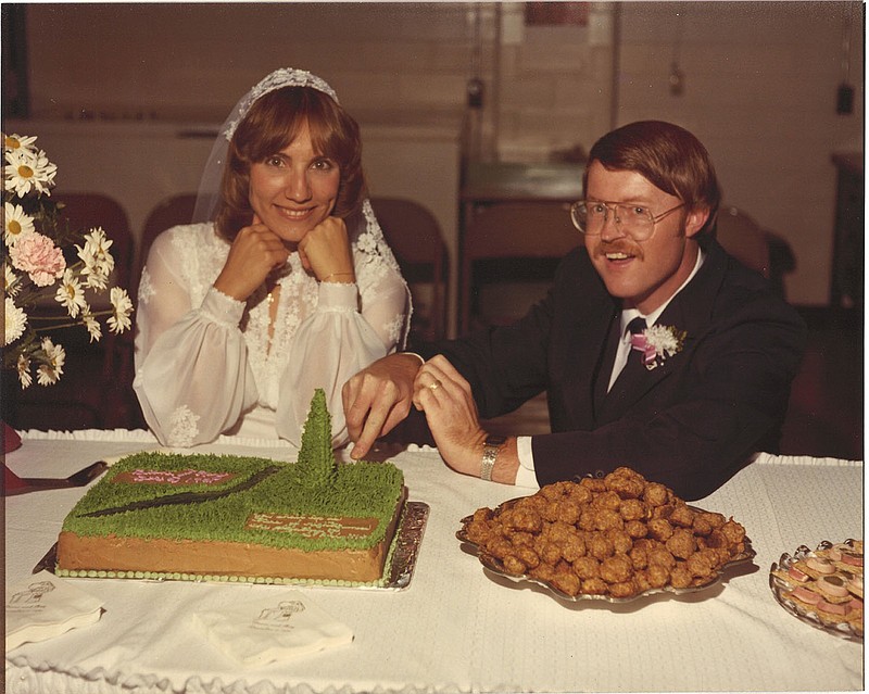 Ray and Diane Hanley on their wedding day, Dec. 5, 1981