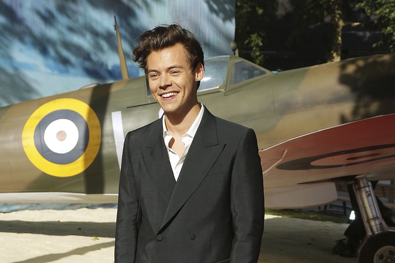 Harry Styles poses for the cameras at the premiere of the movie “Dunkirk” in 2017.
(AP file photo/ Joel Ryan/Invision)