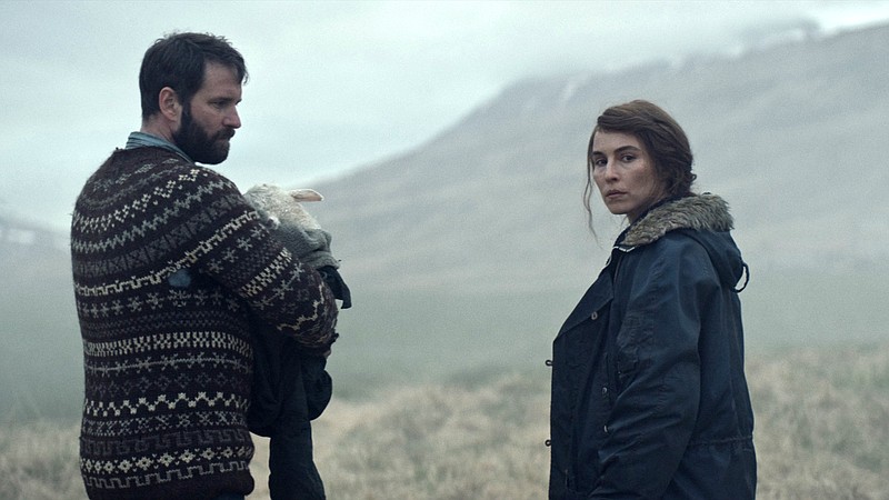 Ewe, baby, baby: Ingvar (Hilmir Snaer Gudnason) and Maria (Noomi Rapace) find a young ’un in the Icelandic allegory “Lamb.”