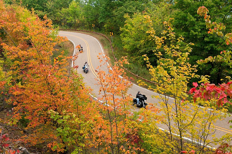 The Talimena National Scenic Byway offers panoramic views of the Ouachita National Forest and is one of the most scenic drives around.
(Courtesy Photo/Arkansas Department of Parks, Heritage and Tourism)