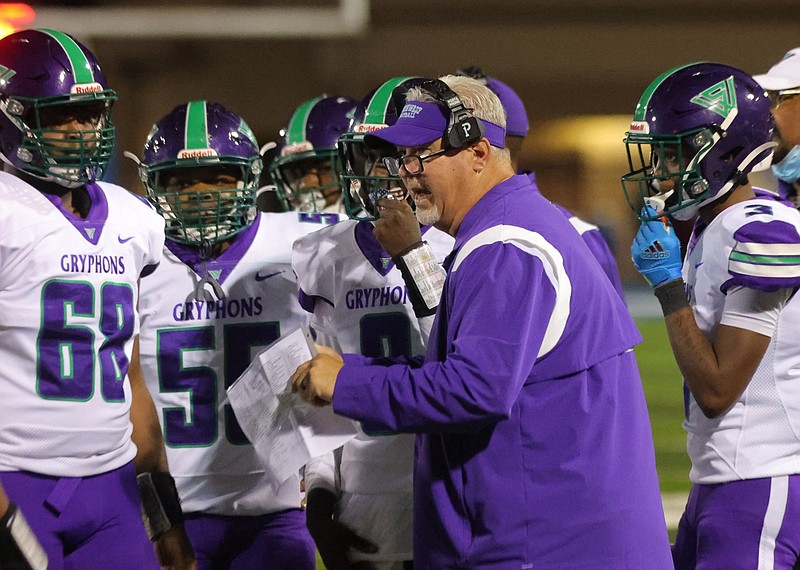 Despite a 1-6 start, Little Rock Southwest Coach Daryl Patton said wins will come for the Gryphons.
(Special to the Democrat-Gazette/Stephen B. Thornton)