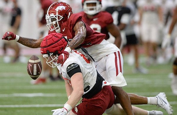 Secondary concerns: Younger DBs on heels of Razorback vets | Whole Hog ...