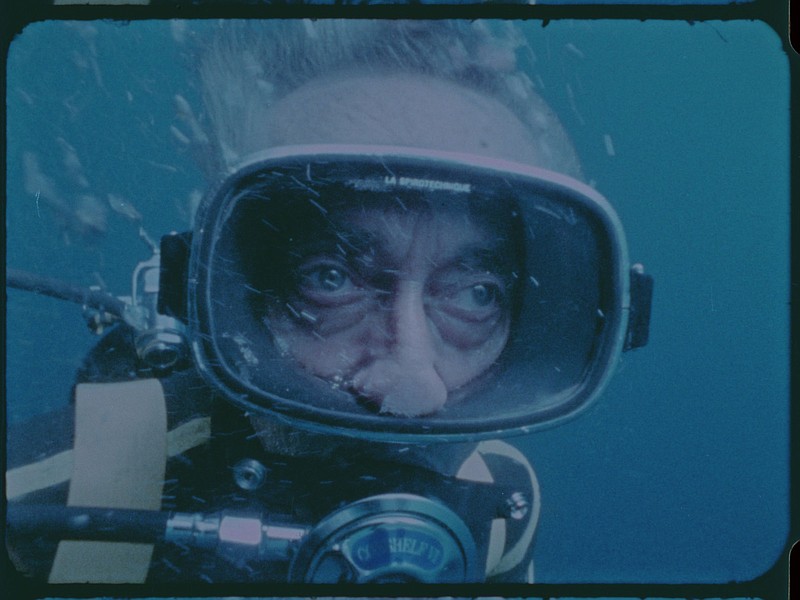 French explorer, inventor and TV host Jacques Cousteau films an episode of “The Undersea World of Jacques Cousteau.” Liz Garbus’ new documentary, “Becoming Cousteau,” examines the icon’s life and work.