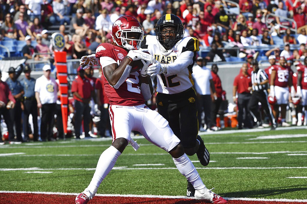 Little Rock Razorbacks Razorbacks get back on track with 45-3 win over UA-Pine Bluff in Little ...