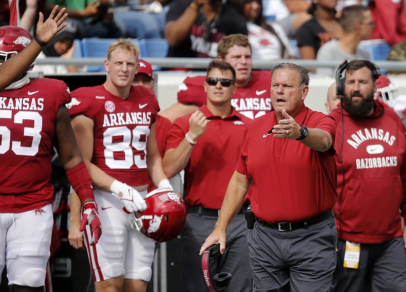 WholeHogSports VIDEO Sam Pittman Previews Mississipi State Matchup