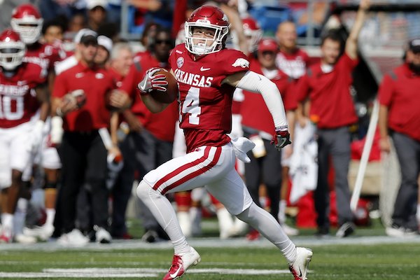 WholeHogSports - Burks finally finds end zone