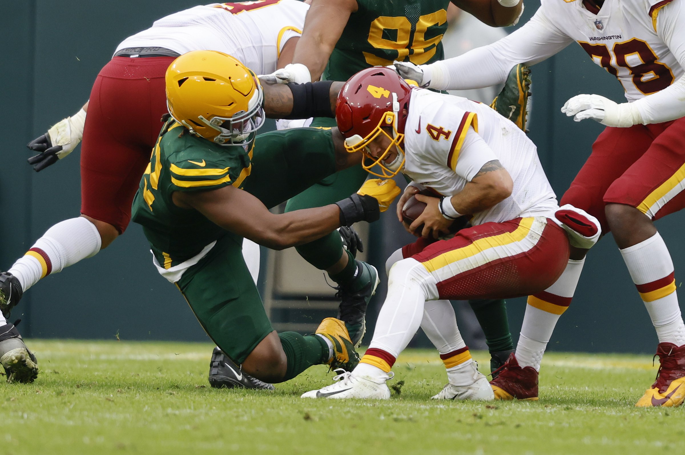 Washington Football QB Taylor Heinicke grew up a Green Bay Packers