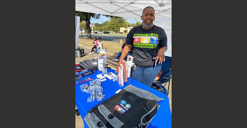 Lynetta Dickerson, a Substance Abuse Block Grant program coordinator, who was on hand for Saturday’s Drug Take Back event, said, “Prevention is the key to ending drug addiction.” 
(Special to The Commercial/Deborah Horn)