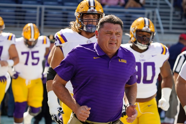 AP names Orgeron nation's top coach