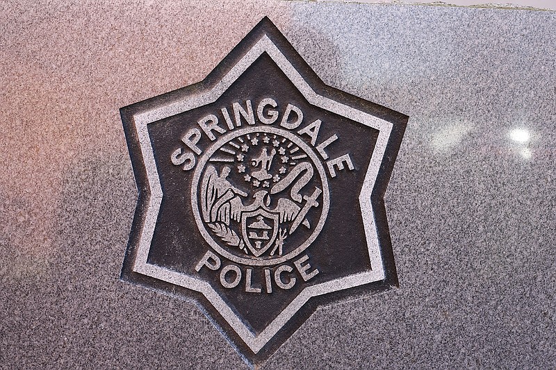 Springdale City Police Department Thursday, February 16, 2017, in downtown Springdale. (NWA Democrat-Gazette/David Gottschalk)