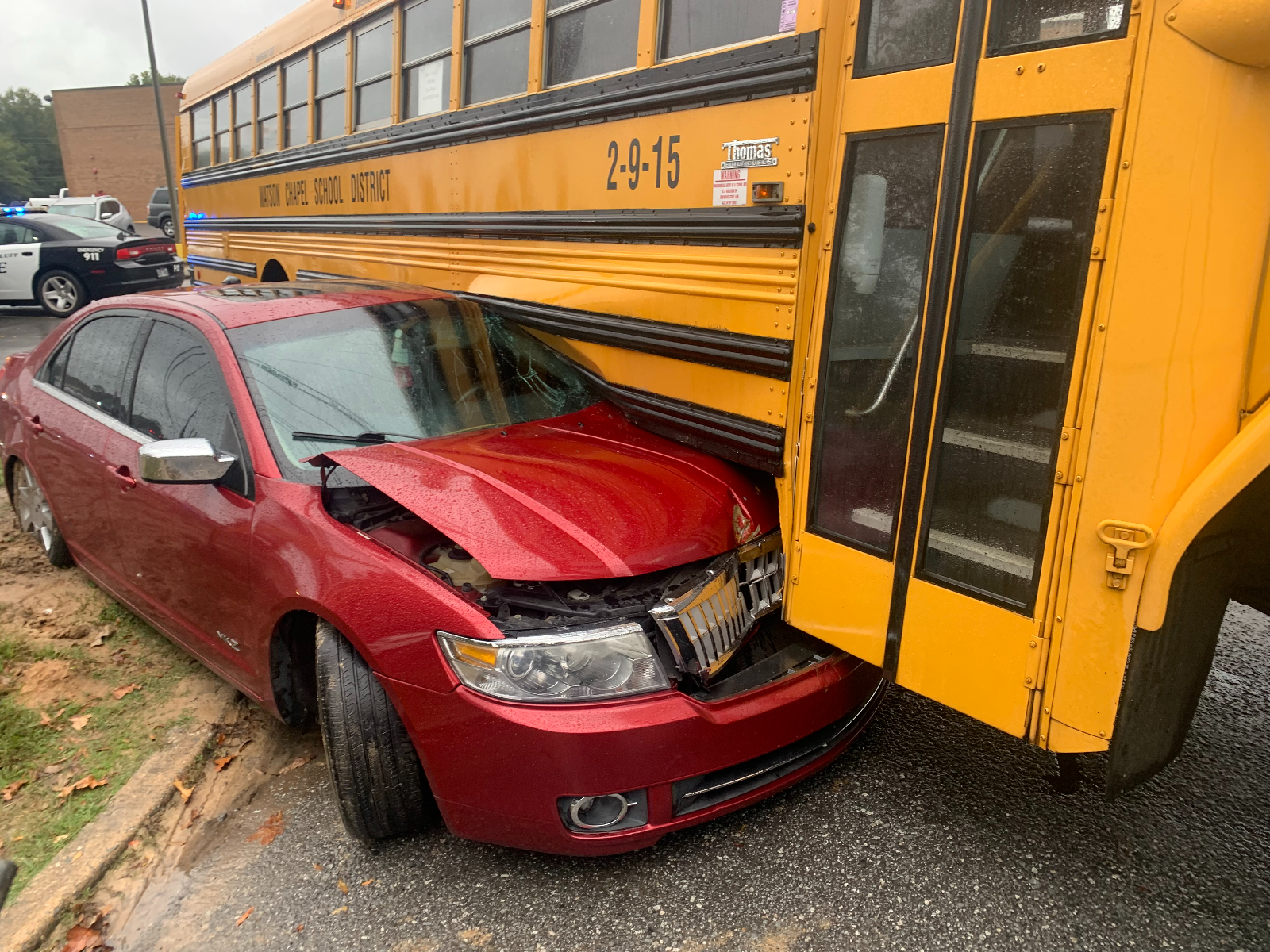 Superintendent: No injuries after Watson Chapel bus, vehicle collide