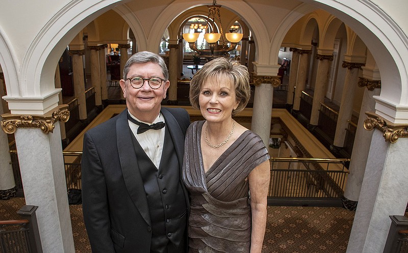 As chairmen of Opus XXXVII, Rick and Maureen Adkins are looking forward to presenting the life and works of composer Florence Price during the Saturday gala at the Capital Hotel. “I’m just really excited that … Florence is going to have just a piece of what she deserved,” Maureen Adkins says. “Just a little bitty part of that recognition, especially in her own hometown. Her day has come.”
(Arkansas Democrat-Gazette/Cary Jenkins)