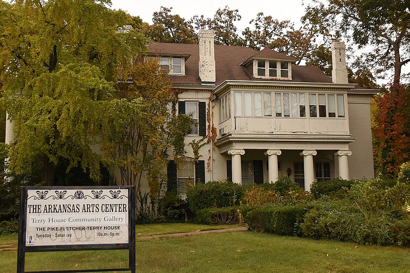 Restoration of the 1840 two-story, Greek-revival Pike-Fletcher-Terry House mansion, shown Friday, is expected to cost more than $1 million.
(Arkansas Democrat-Gazette/Staci Vandagriff)