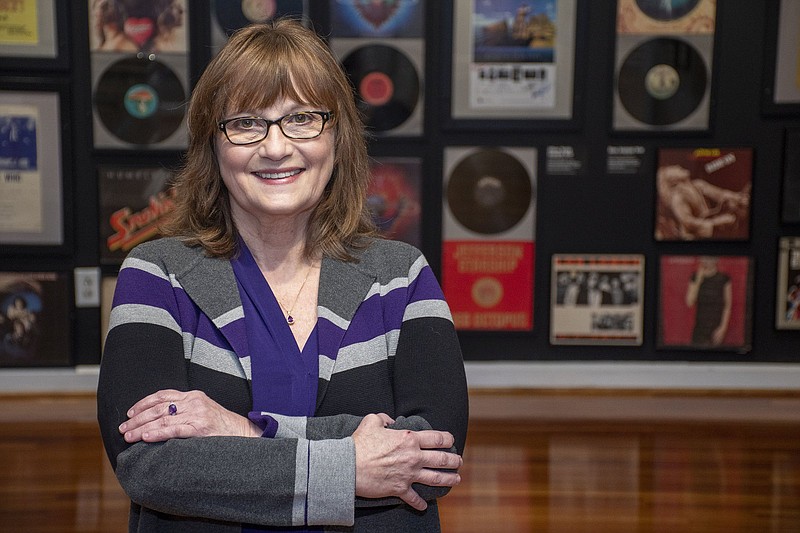 Jo Ellen Maack on 10/29/2021 at the Old State House Museum for a High Profile cover (Arkansas Democrat-Gazette/Cary Jenkins)