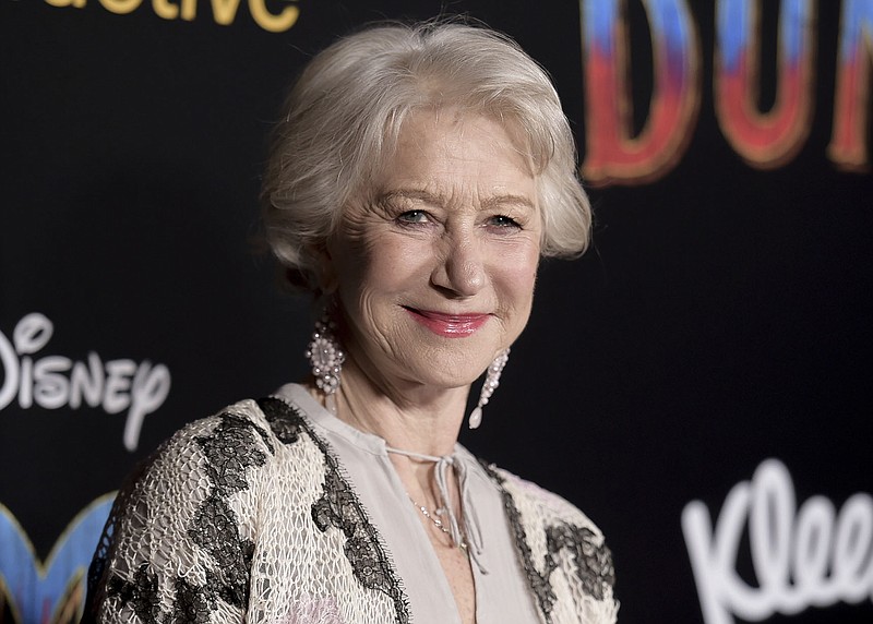 FILE - Helen Mirren attends the LA premiere of "Dumbo" in Los Angeles on March 11, 2019. The Screen Actors Guild has selected Mirren as their 57th Life Achievement Award recipient. (Photo by Richard Shotwell/Invision/AP, File)