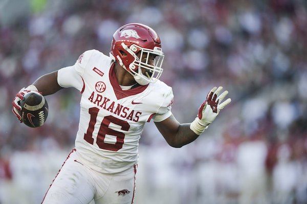 Razorbacks' Treylon Burks selected No. 16 by Tennessee Titans