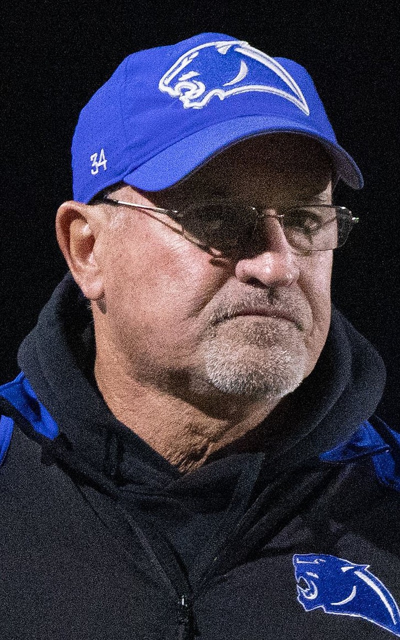 Greenbrier's head coach Randy Tribble is shown in this photo. 
(Arkansas Democrat-Gazette/Justin Cunningham)