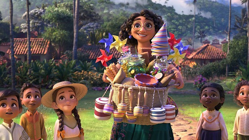 In Disney’s “Encanto,” 15-year-old Mirabel Madrigal (voiced by Stephanie Beatriz) is the only member of her family without magical powers. She can, however, play the accordion passably well.