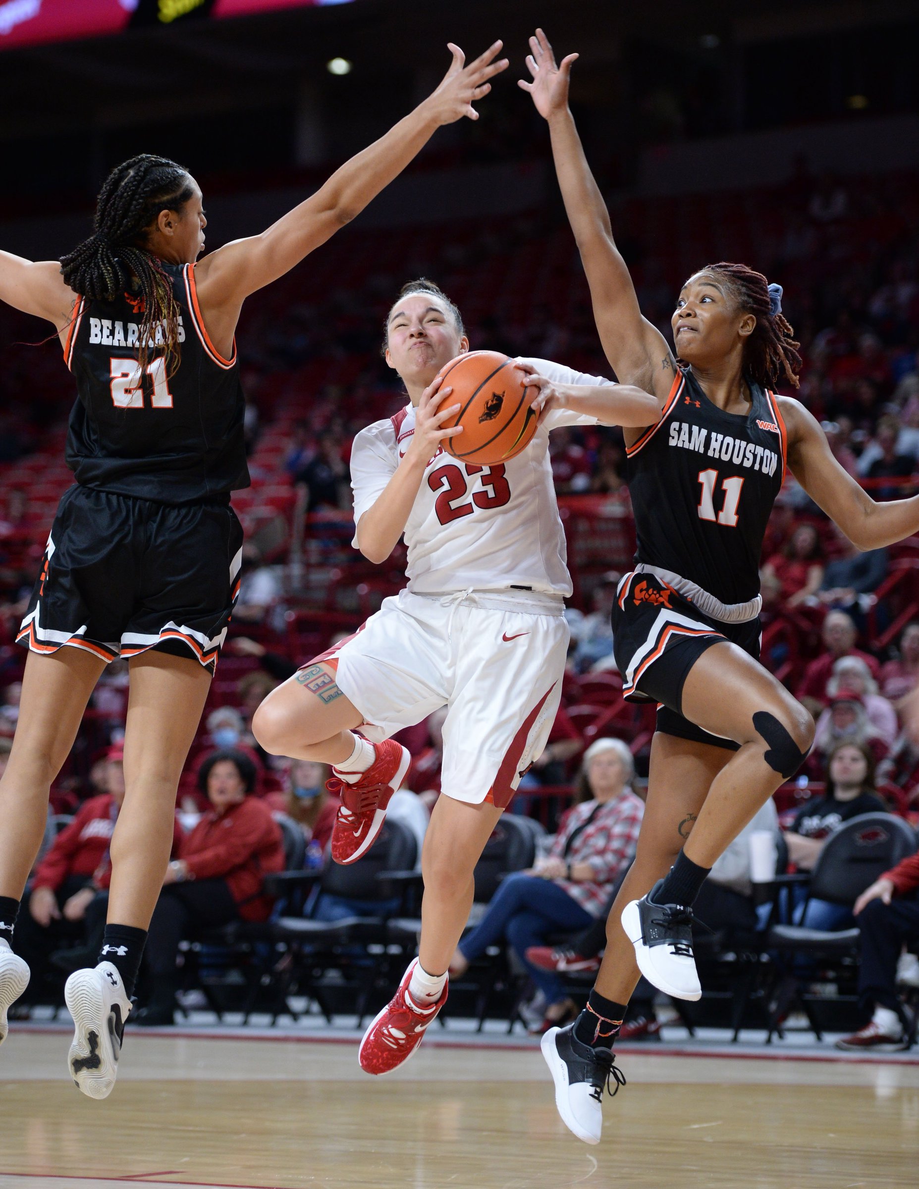 Strong second half helps Arkansas women pull away from Sam Houston - Vimarsana News