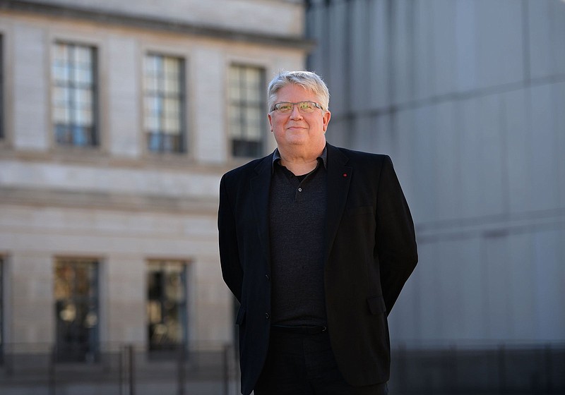 Peter MacKeith, seen Tuesday, Nov. 23, 2021, is dean and professor of architecture at the Fay Jones School of Architecture and Design at the University of Arkansas. Visit nwaonline.com/211205Daily/ for today's photo gallery..(NWA Democrat-Gazette/Andy Shupe)