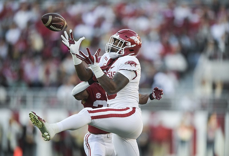 Wide receiver Treylon Burks announced Wednesday afternoon that he is forgoing his senior season at the University of Arkansas and will enter the NFL Draft. He will not play for the Razorbacks in the Outback Bowl on Jan. 1 in Tampa, Fla., against Penn State. The Warren native caught 66 passes for 1,104 yards and 11 touchdowns this season.