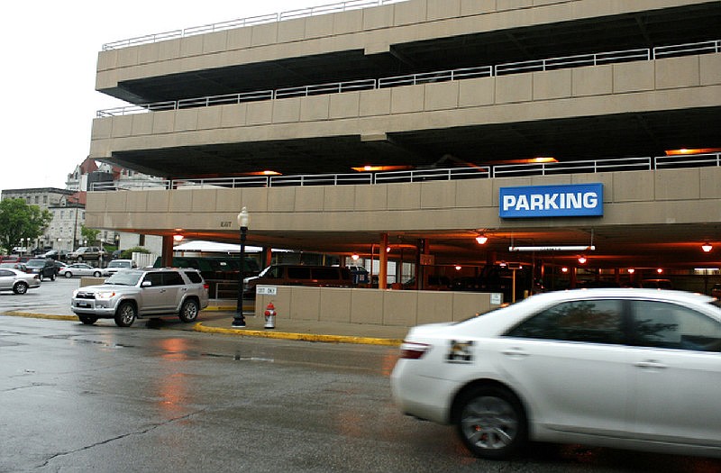 This May 2011 file photo shows the city parking garage along Capitol Avenue in downtown Jefferson City.