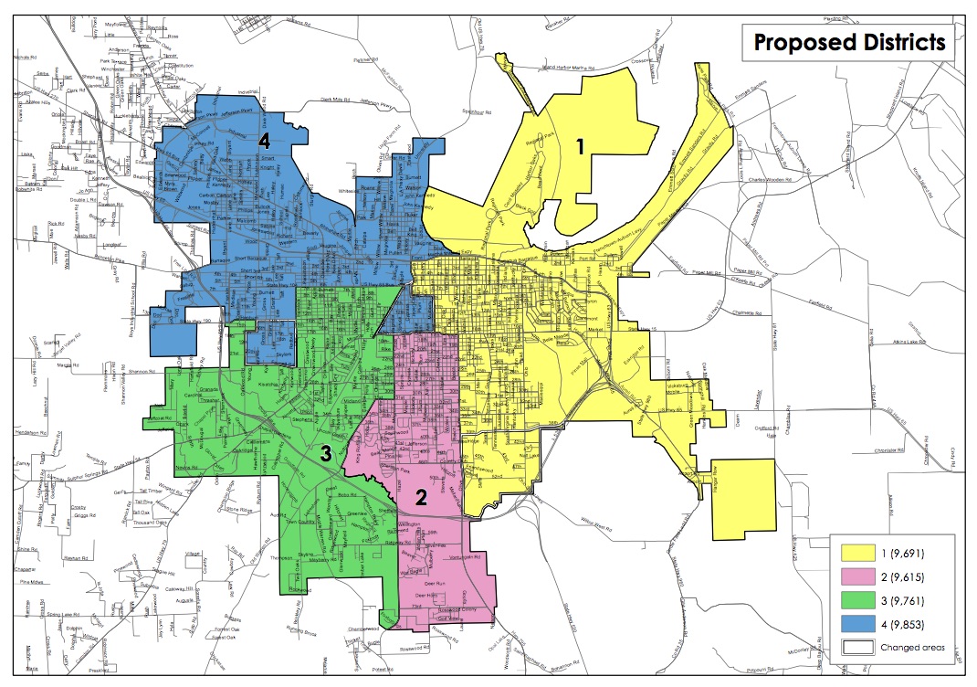 Redrawn city wards go into effect after OK | Northwest Arkansas ...