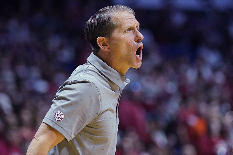 VIDEO: Eric Musselman and Devo Davis discuss loss to Oklahoma | Whole ...