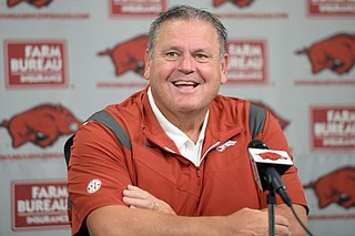 What Sam Pittman said introducing Arkansas' new signing class ...