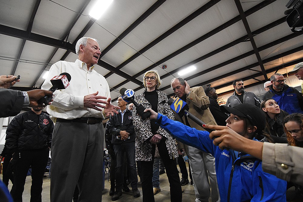 Trumann Tornado Damage Tour The Arkansas DemocratGazette Arkansas