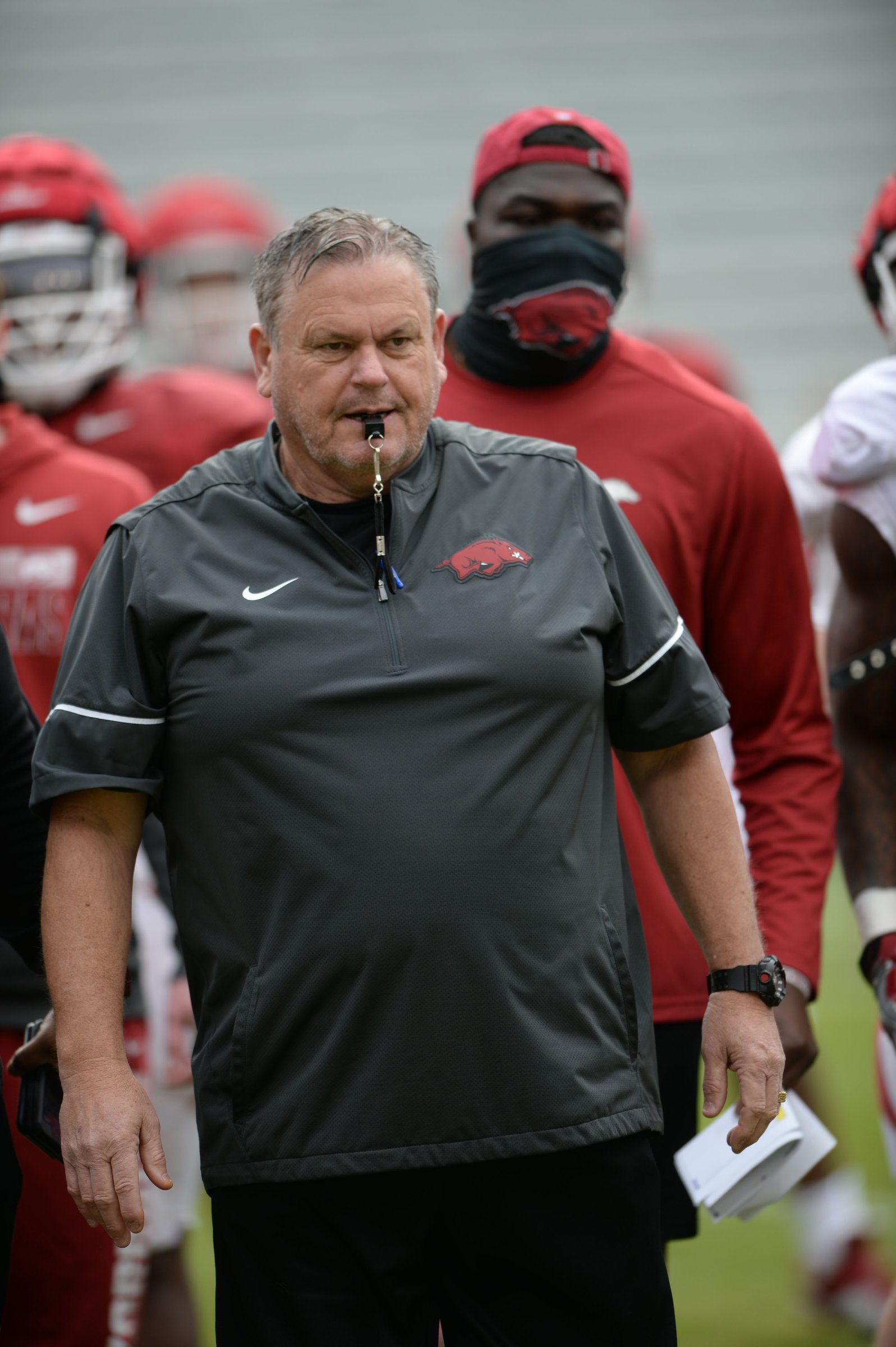 WholeHogSports VIDEO Sam Pittman Discusses Bowl Practices In Tampa