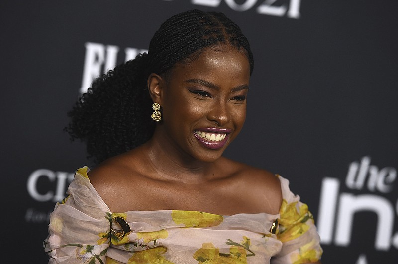 Amanda Gorman arrives at the 2021 InStyle Awards at The Getty Center on Monday, Nov. 15, 2021 in Los Angeles. (Photo by Jordan Strauss/Invision/AP)